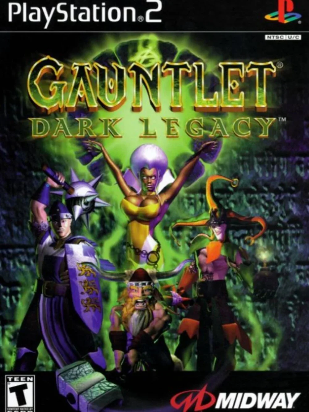 Gauntlet: Dark Legacy (Sony PlayStation 2, PS2, 2001) Disc Good